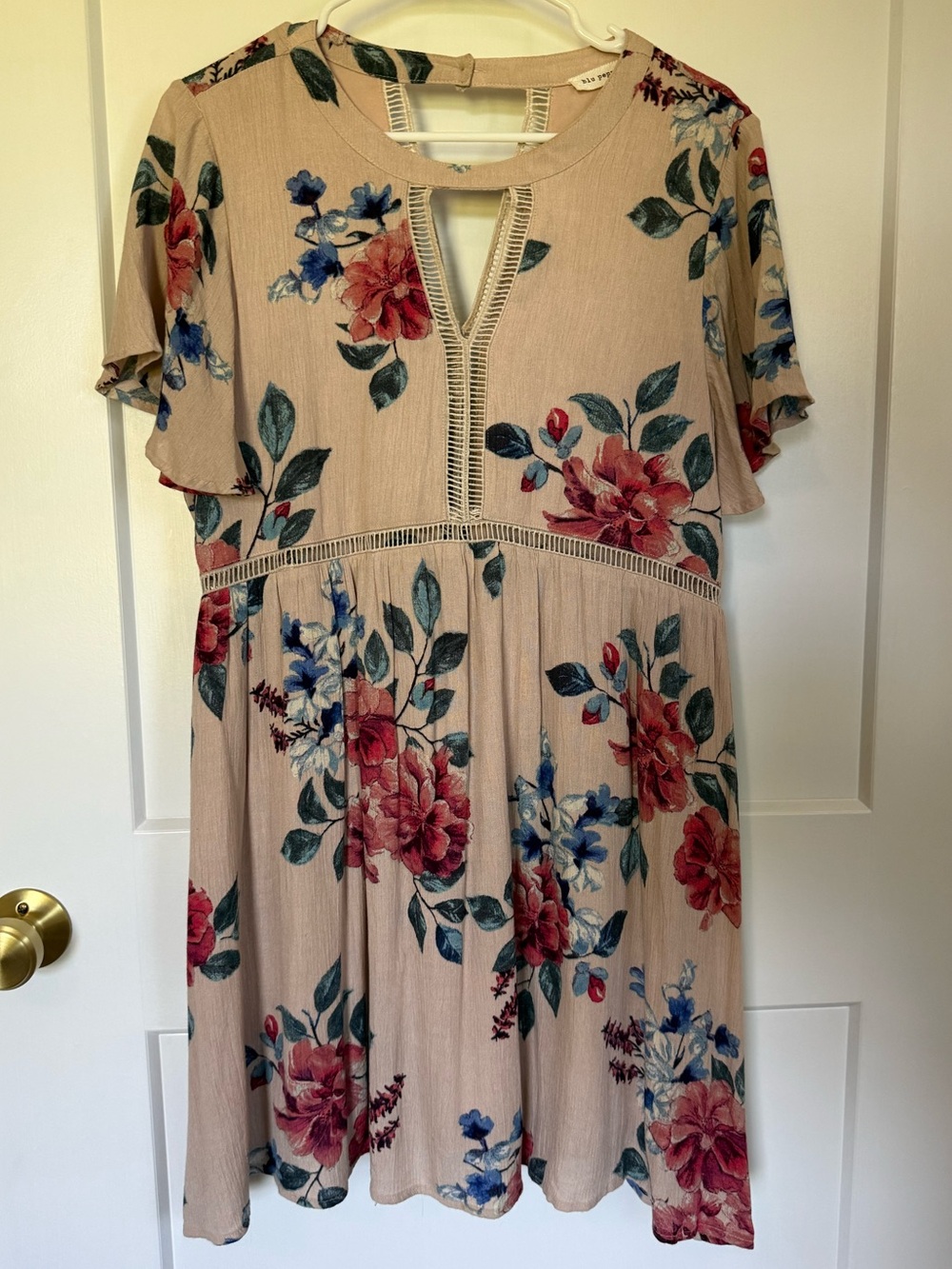 Pink Floral Dress